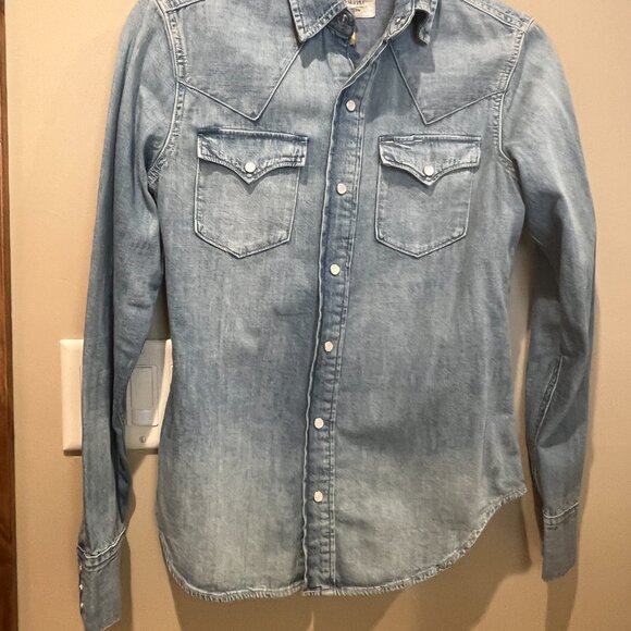 Ralph Lauren Polo Denim Shirt - Size XXS (Fits like XS) - Picture 5 of 6